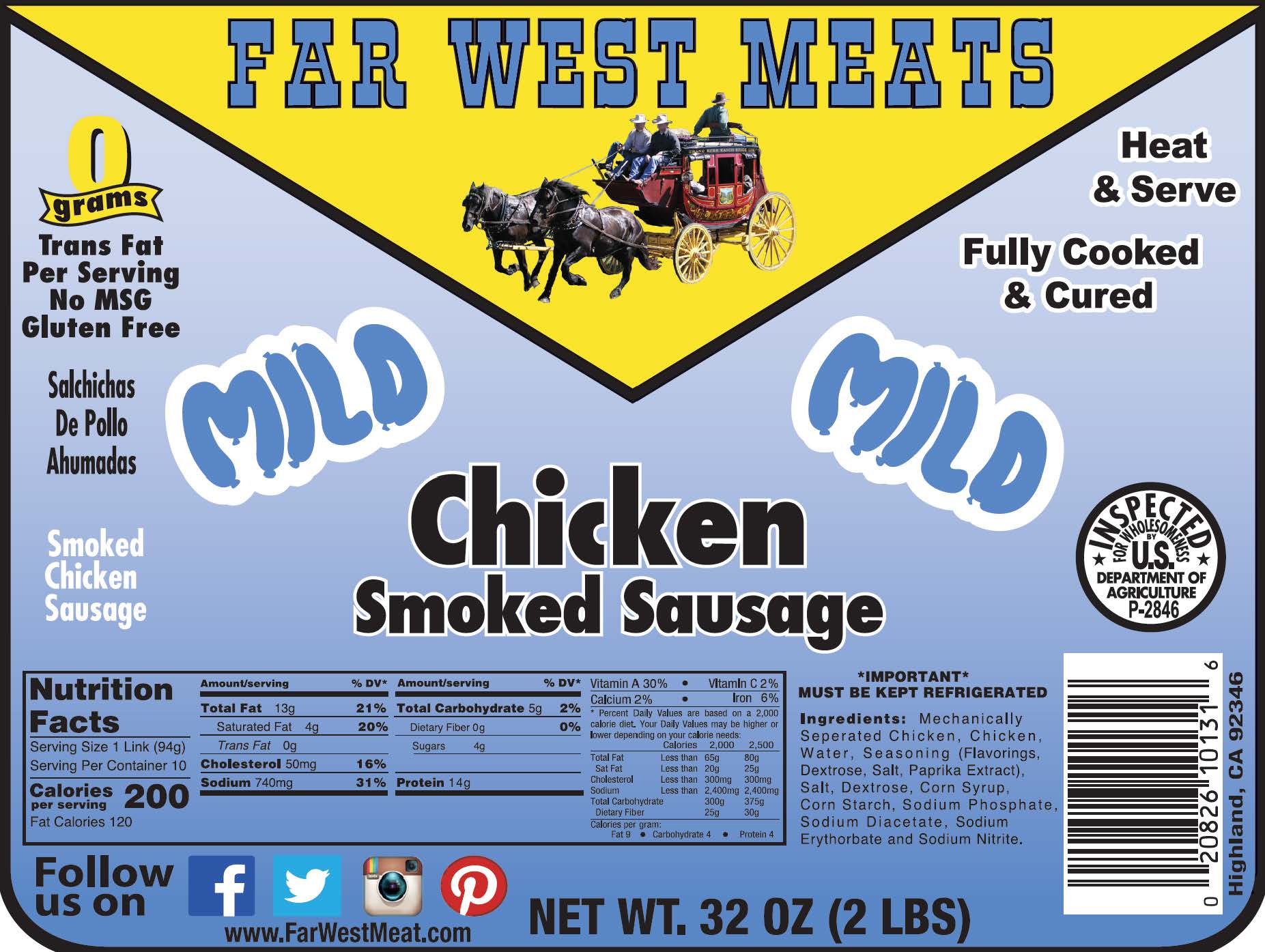 Chicken Links 2 lbs.